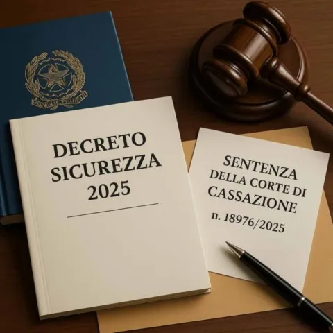 Descreto sicurezza 2025 sentenza Cassazione